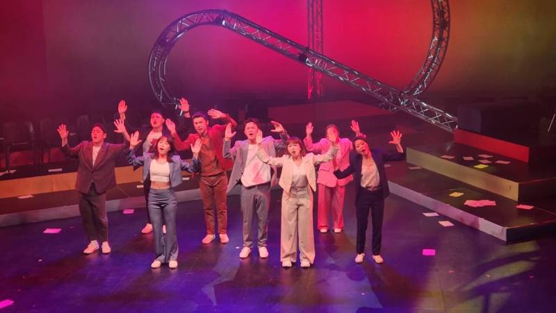 《來尬啦！－ Musical Gala Show》瘋狂來尬版，首度集結台灣近年音樂劇歌曲精華，由北藝中心「TPAC音樂劇人才培訓計畫」演員們攜手演繹。(江昭倫 攝)