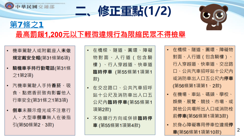 道路交通管理處罰條例
