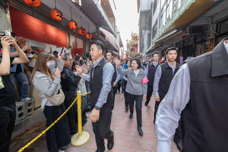 總統參香「白沙屯拱天宮」暨「山邊媽祖宮」
