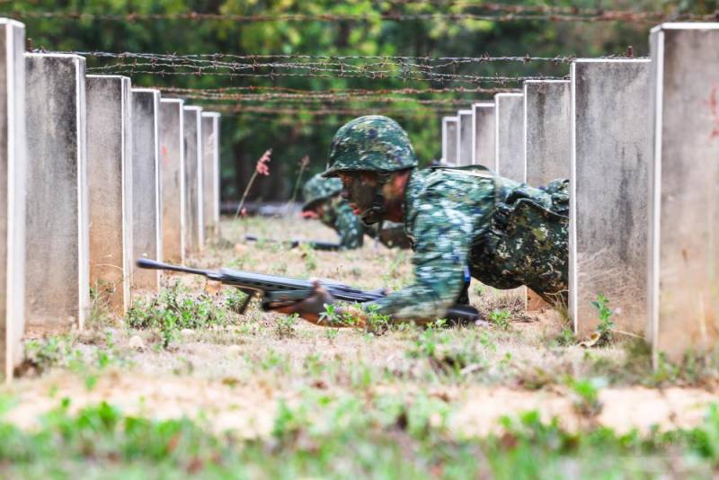 役男們進行期末鑑測