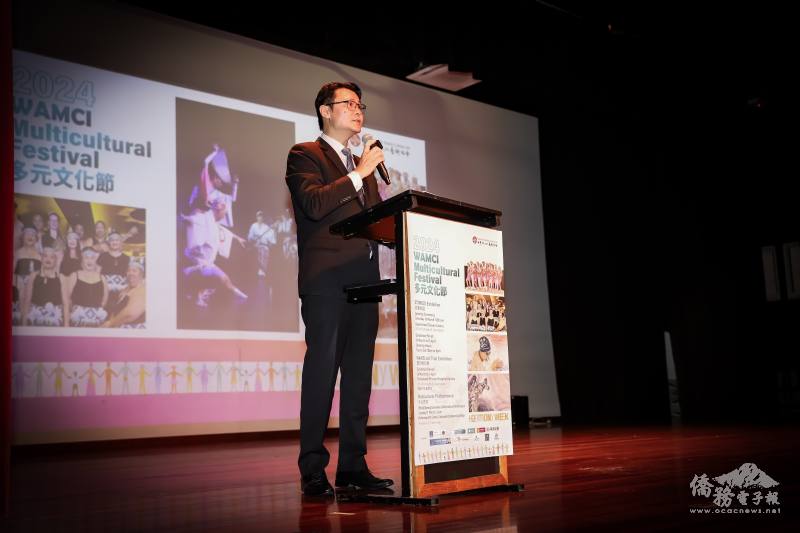 駐布里斯本辦事處處長范厚祿致詞