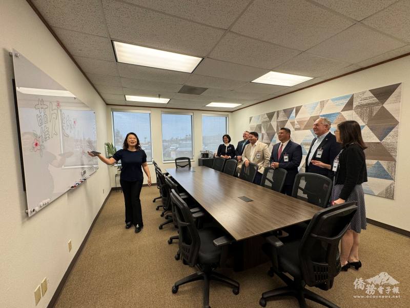 林心慧現場教學外賓齊說「歡迎Welcome」