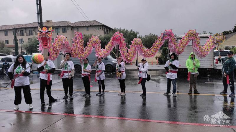 2024年適逢龍年，主辦大會特別邀請TEAM TAIWAN壓軸，在遊行隊伍中帶來耀眼的舞龍表演