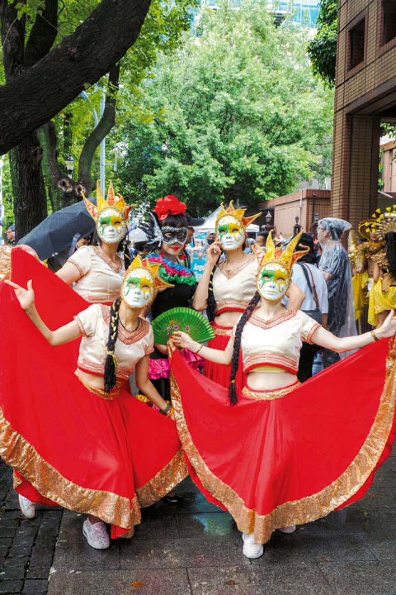 Taipei’s “Little Manila” is the place in Taiwan where you can get maximum exposure to the culture of the Philippines. The photo was taken at the MassKara Festival held in Little Manila.