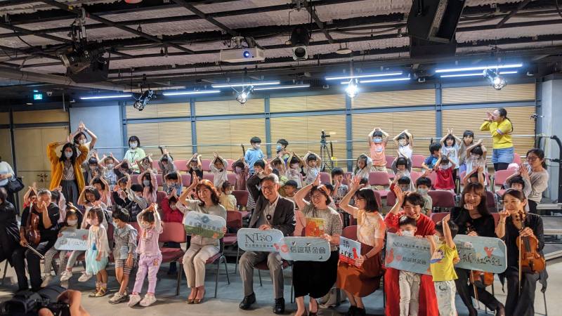 信誼實驗幼兒園參與記者會，現場歡笑不斷