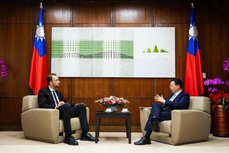 外交部發布新聞稿表示，外交部長吳釗燮日前接受丹麥「貝林時報」專訪，針對近期丹麥政府將台灣人居留證上的出生地註記改為「中國」一事，呼籲丹麥尊重台灣人民自由意志。（外交部提供）