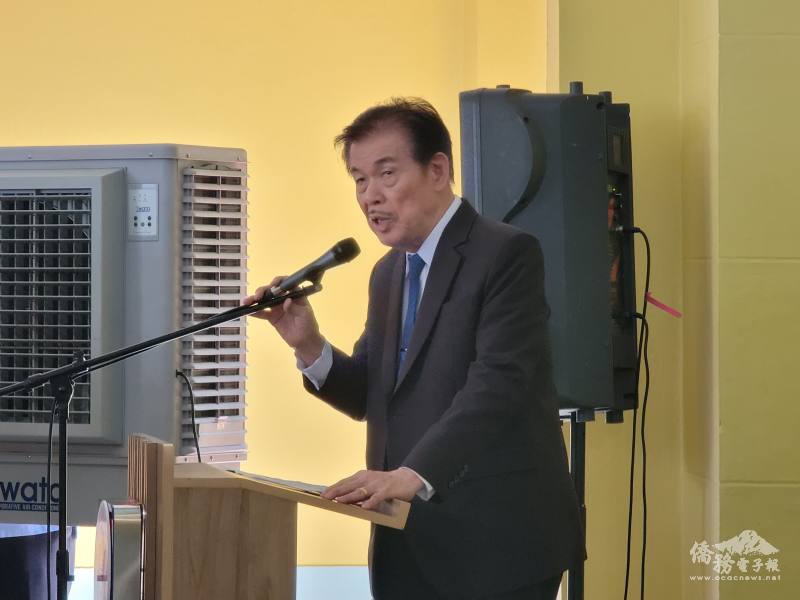 陳長善說，如今國泰民安，我們享受太平盛世，這都是烈士們犧牲其寶貴生命換來的