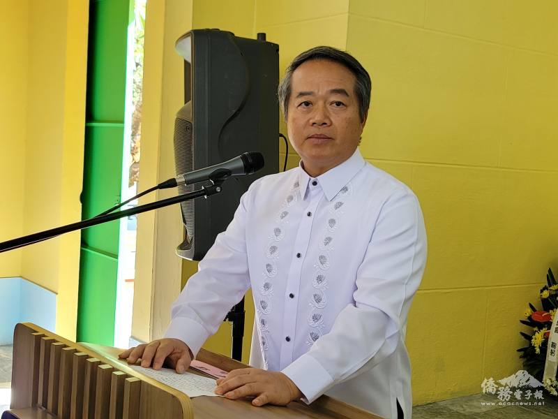 周民淦緬懷中華民國駐菲總領事楊光泩等人及華僑烈士的忠烈事蹟