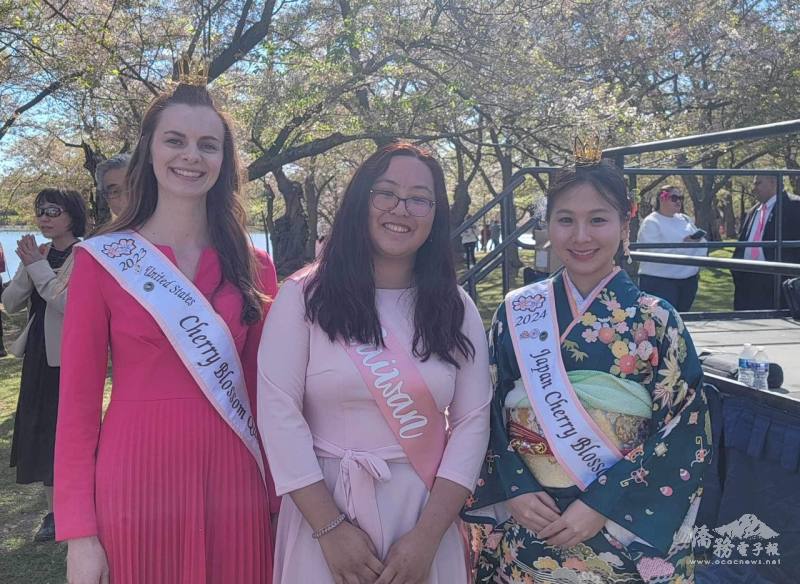 華府臺灣櫻花小姐參加外交活動推廣臺灣文化