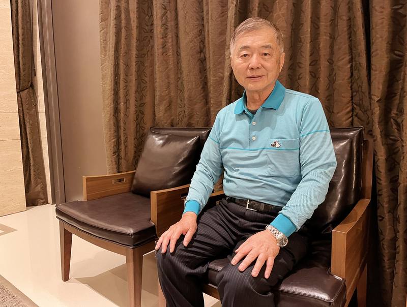 Dimitris Belbas's father-in-law Charles Tsai. CNA photo April 8, 2024