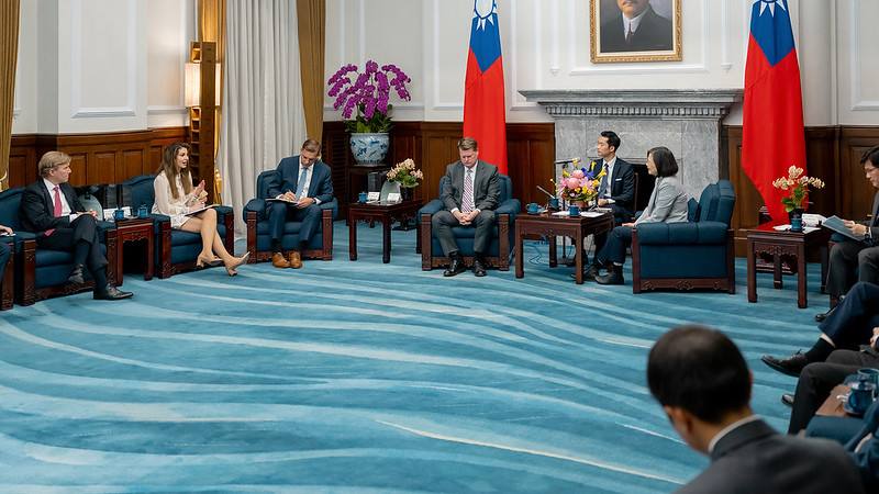 總統接見「美國智庫2049計畫研究所」訪問團