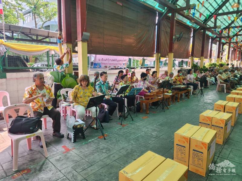 活動中有泰國傳統樂器及舞蹈表演