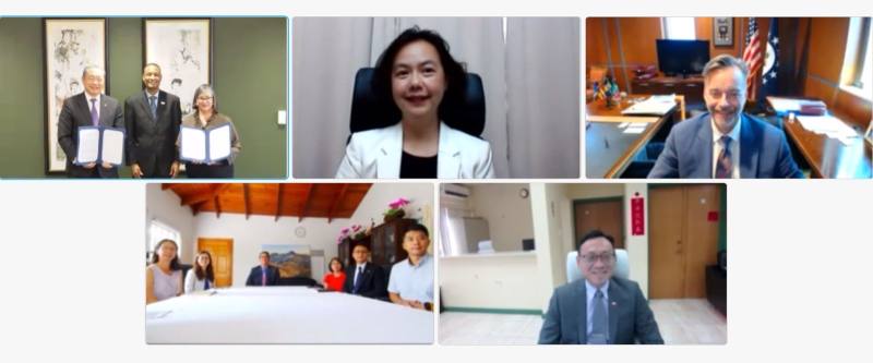 台美雙方參與儀式者