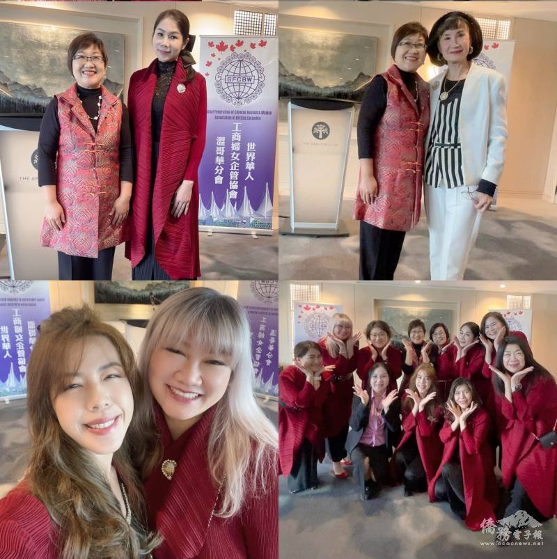 徐佳青與世華姊妹一一合影