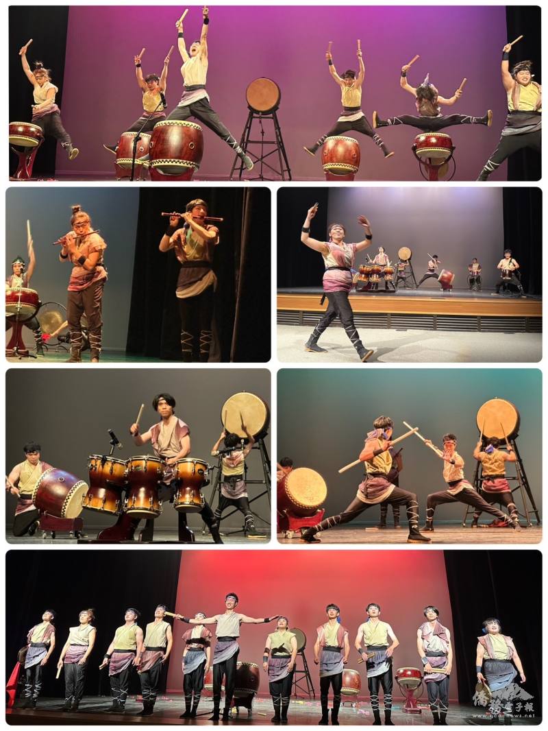 鼓樂齊鳴讓在場觀眾嘆為觀止