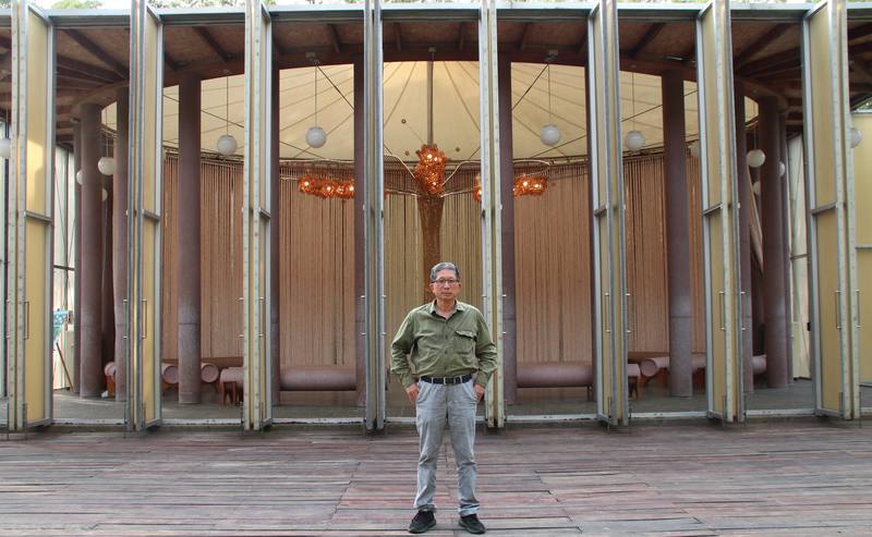 新故鄉文教基金會董事長廖嘉展（圖）與妻子、基金會執行長顏新珠於921大地震後，以「社會創新」思維改變南投縣埔里鎮桃米里，翻轉沒沒無聞的偏僻小農村。