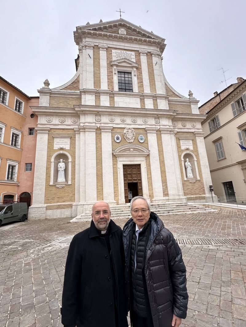 祈福第四站前往馬切拉塔(駐教廷大使館臉書)