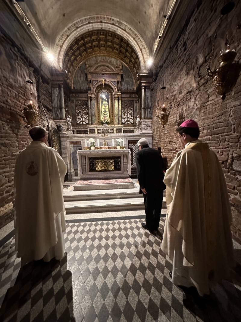 祈福第三站的義大利東部洛雷托(駐教廷大使館臉書)