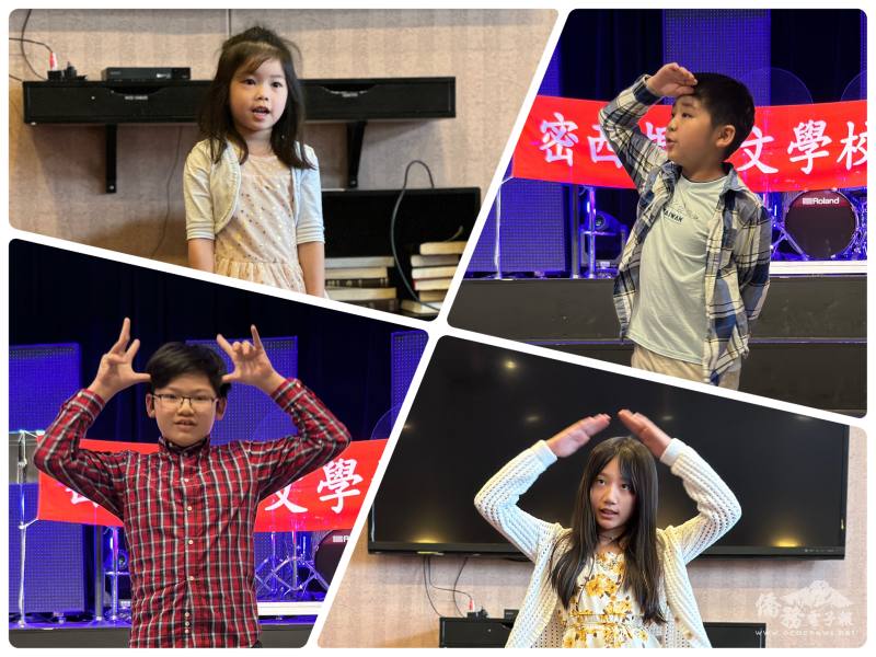 參賽的學生無不使出混身解數，把多年苦練的中文，展現在裁判和觀眾的眼前