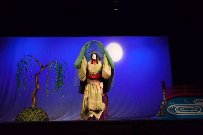 日本文樂劇團「瞳座乙女文樂」5月將在衛武營戲劇院獨家演出同名節目《瞳座乙女文樂》。(衛武營提供)