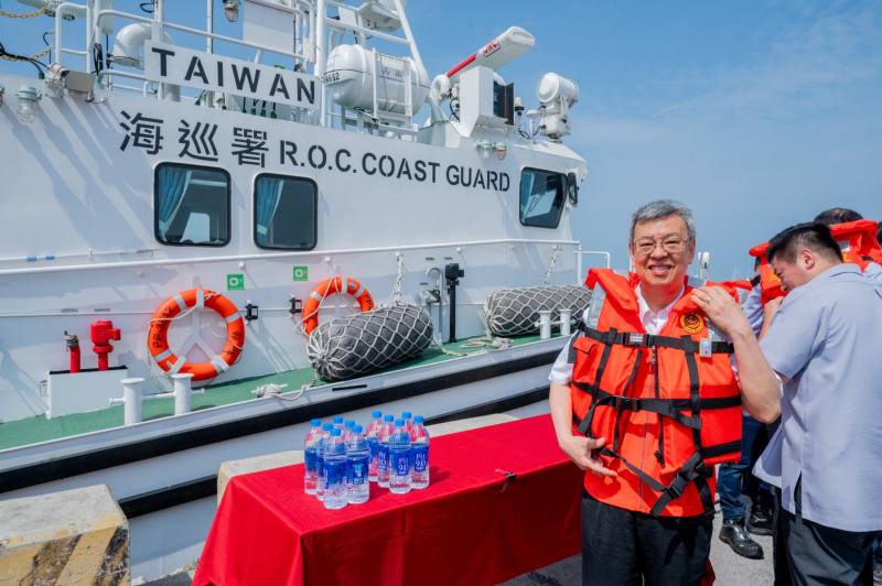 行政院長陳建仁視察「苗栗離岸風場」