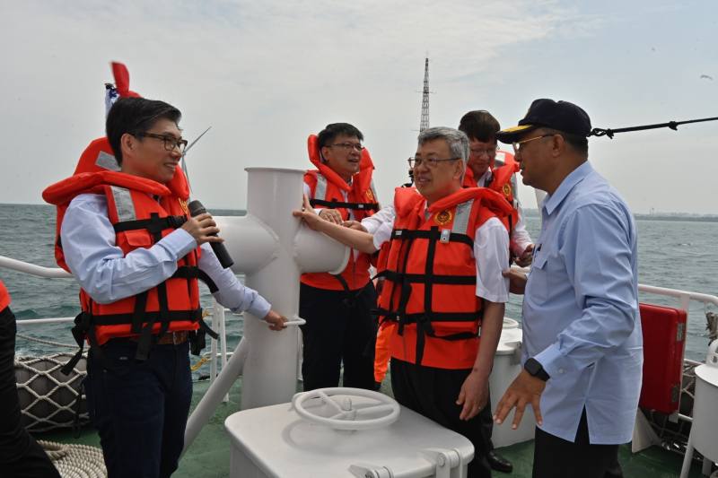行政院長陳建仁視察「苗栗離岸風場」