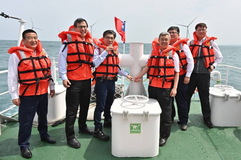 行政院長陳建仁視察「苗栗離岸風場」