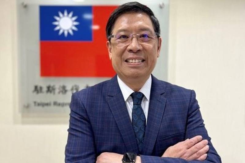 台灣駐斯洛伐克代表李南陽。(圖：Taiwan na Slovensku 駐斯洛伐克代表處臉書)