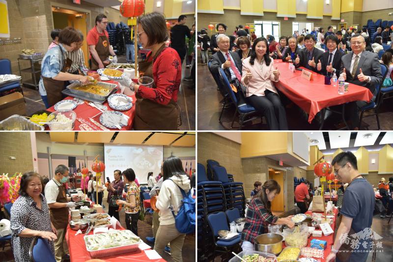 臺灣夜市場景，呈現臺灣美食文化