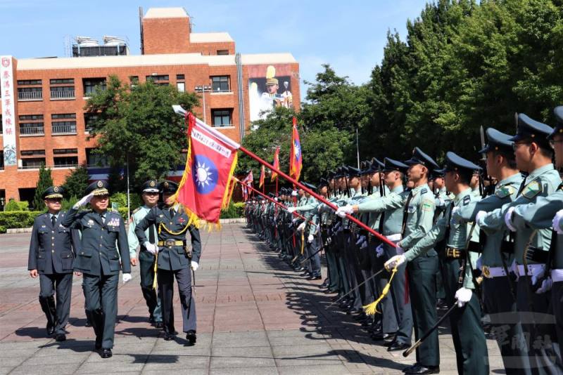 陸軍司令鍾樹明上將主持陸軍專科學校67週年校慶。（青年日報記者楊喬琳攝）