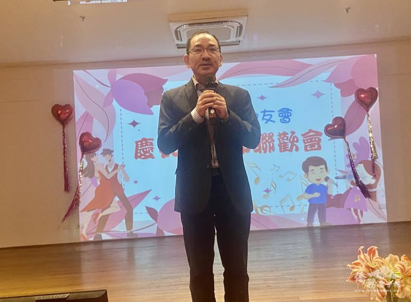 巴西聖保羅文教中心主任尤正才致詞