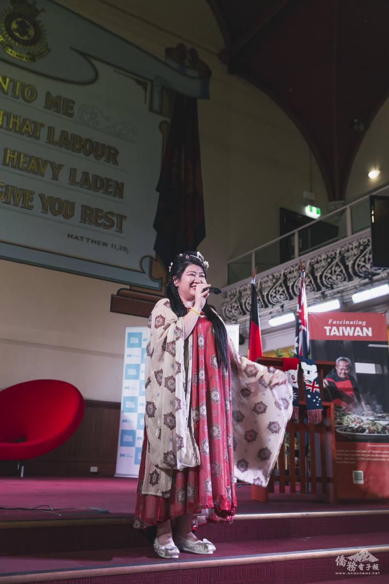 表演者程卿羽Ching。（Author Lin提供）