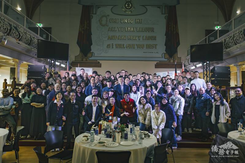 「臺灣美食之夜（Taiwanese Foodie Night）」吸引數百名國際學生響應。（Author Lin提供）