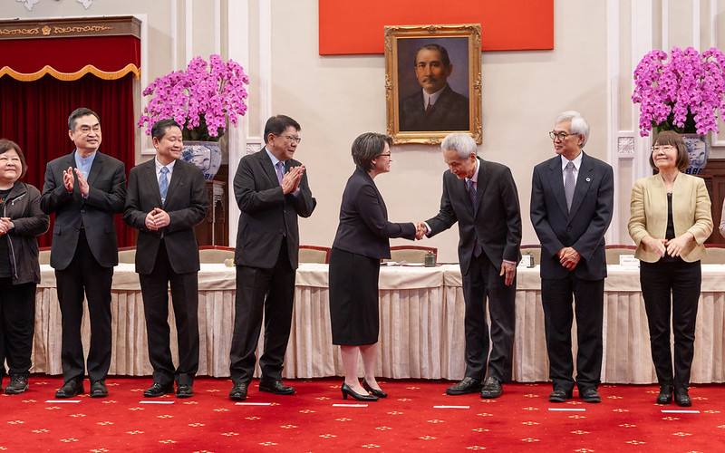 副總統主持「第14屆考試院院長、副院長及考試委員被提名人介紹記者會」