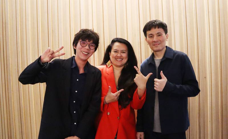 第3屆「墨爾本台灣影展」在澳洲活動影像中心（ACMI）與墨爾本大學登場，台灣導演陳潔瑤（中）、靳家驊（右）、蘇奕瑄（左）親臨現場與觀眾映後對談。