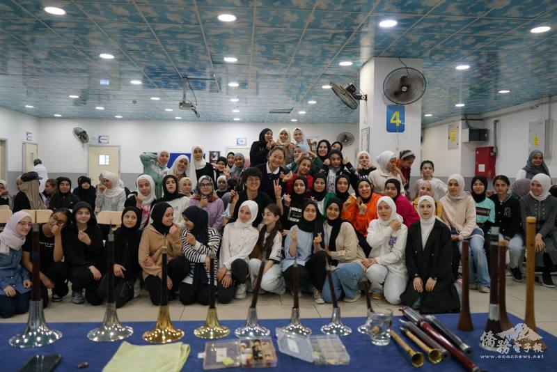 臺灣音樂家黃雅農嗩吶演奏會在滿納海國際學校大放異彩