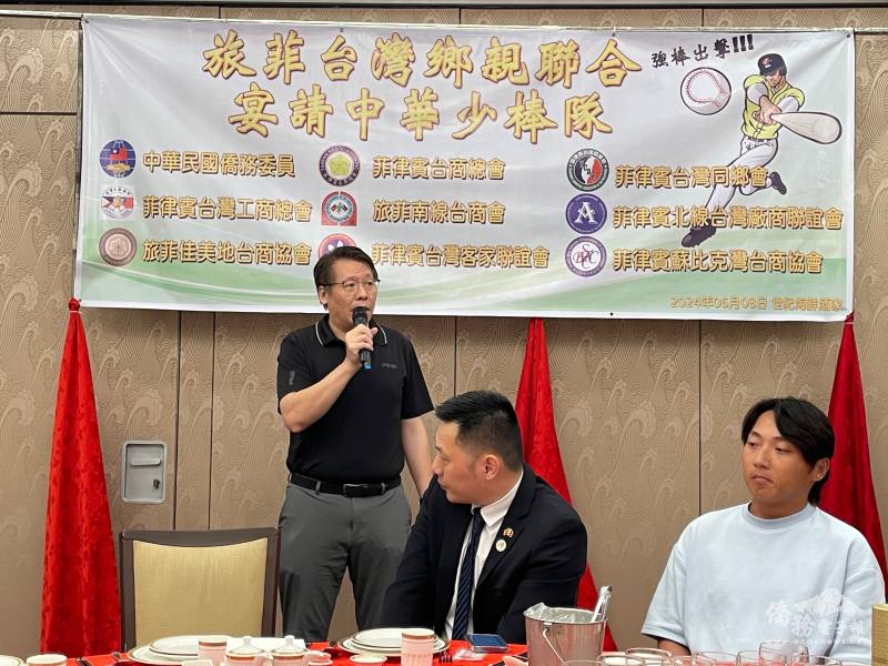 駐菲律賓代表處教育組組長李世屏致詞肯定選手優異表現