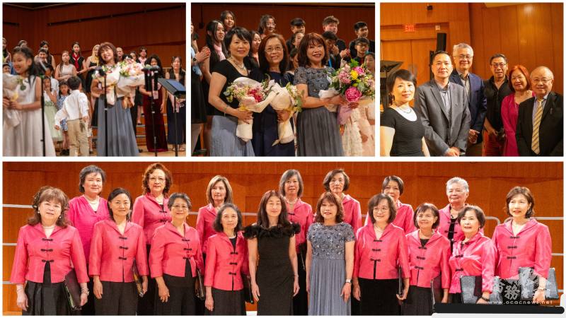 真善美女聲合唱團（下）演唱四首歌曲，和音優美