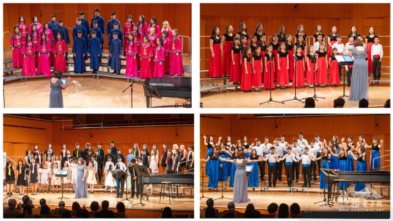 不同組合接力演唱，展現一場繽紛的音樂盛宴