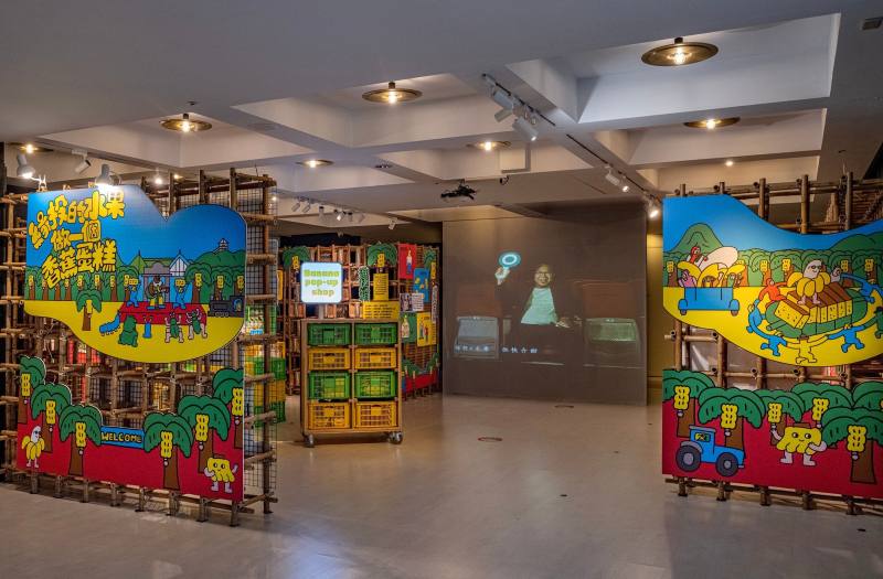 《發新穎-南部地方創生飲食產業展覽》於台南老爺行旅7樓展出高雄旗山「緣投的水果」