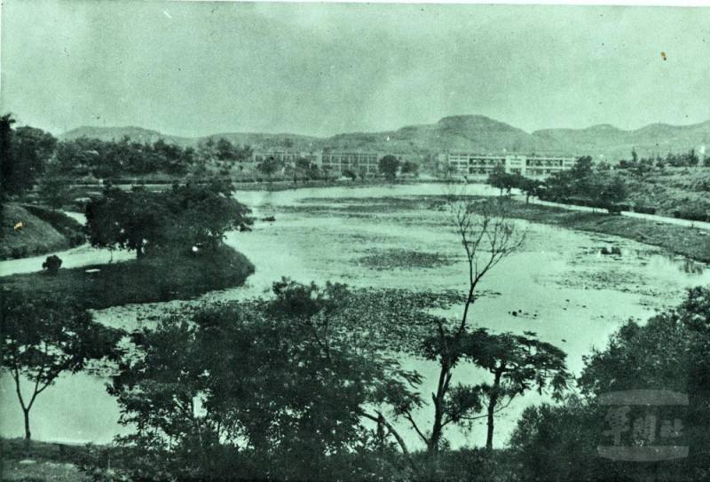 民國58年黃埔湖。（擷取自陸軍軍官學校臉書）