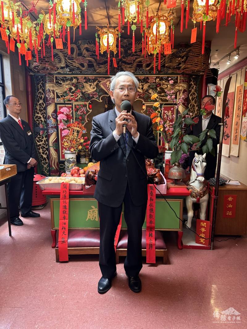 駐舊金山辦事處處長賴銘琪致詞