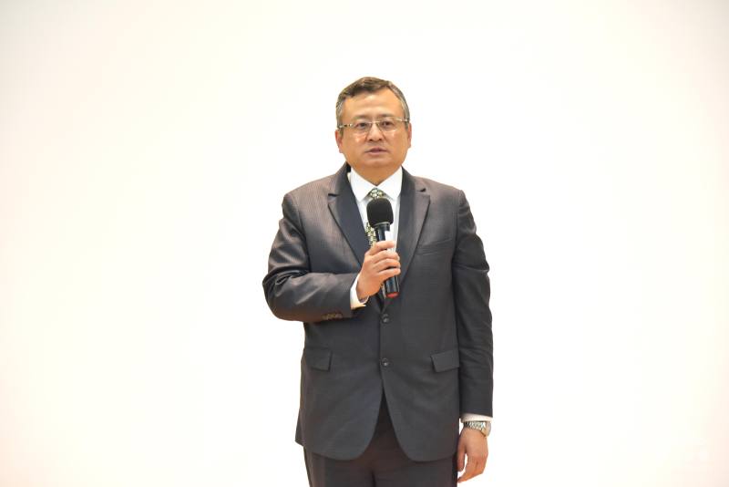 類延峰致詞肯定香港民眾爭取言論自由、民主及人權普世價值的決心