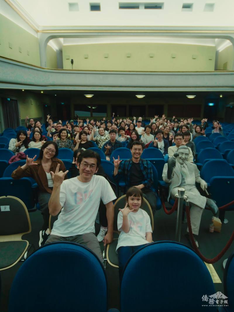 魏德聖訪柏林，於柏林老字號電影院Babylon播放及QA，吸引三百多名觀眾到場（Fritz提供）