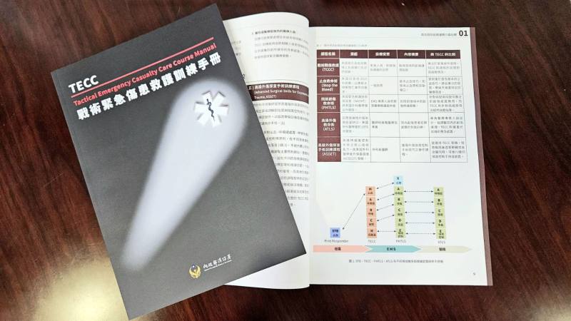 消防署發表TECC訓練手冊