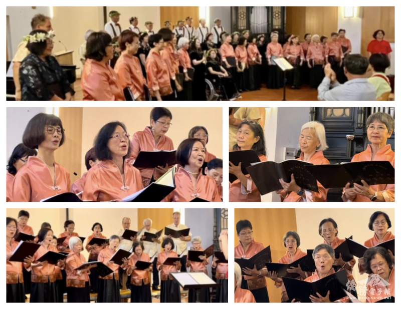 維也納臺灣合唱團與高雄星光合唱團在夏日音樂會上聯合演出，吸引眾多僑胞及當地民眾前往參加