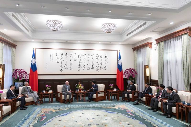總統接見「美國在台協會台北辦事處新任處長谷立言」