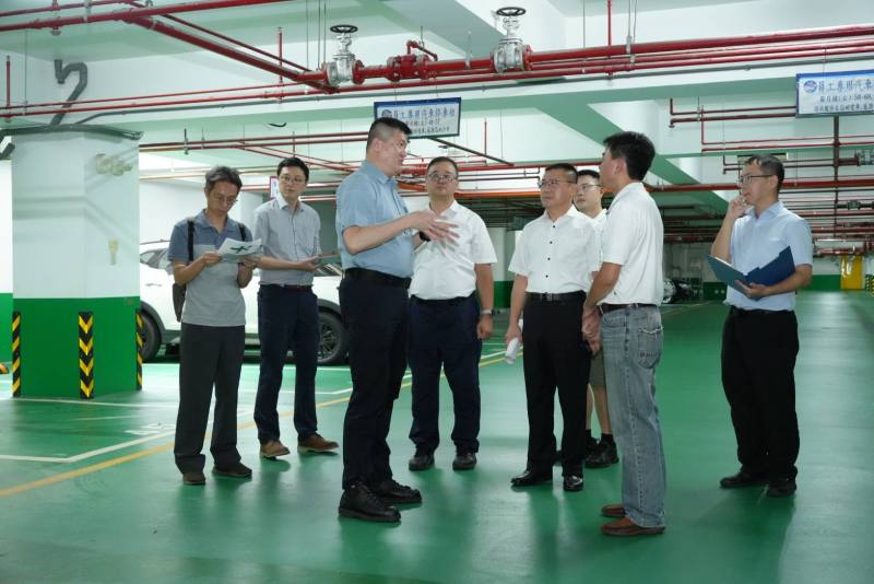 馬士元政務次長率內政部警政署民防指揮管制所、國土管理署等機關視察大型防空避難處所