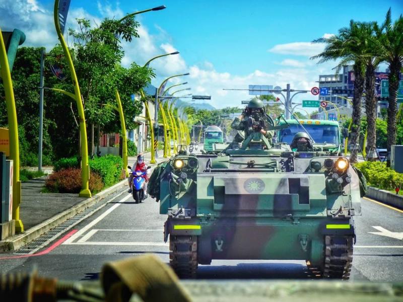 陸軍花東防衛指揮部機步營日前實施「任務訓練」。（花防部提供）