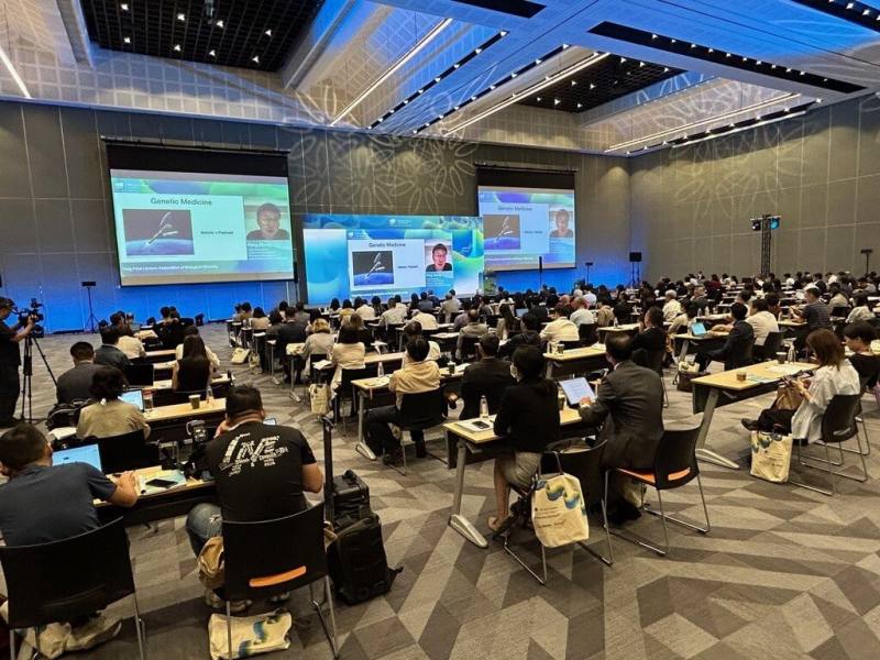 亞洲生技大會（BIO Asia-Taiwan 2024）系列活動24日在台北正式登場，2016年唐獎生技醫藥獎得主張鋒受邀開講，分享最新研究進展成果。（唐獎基金會提供）